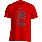 Birkózás3 pamut póló - piros1