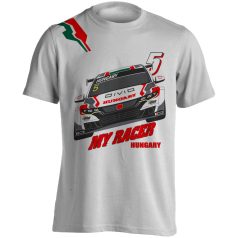 WTCC3 pamut póló - fehér